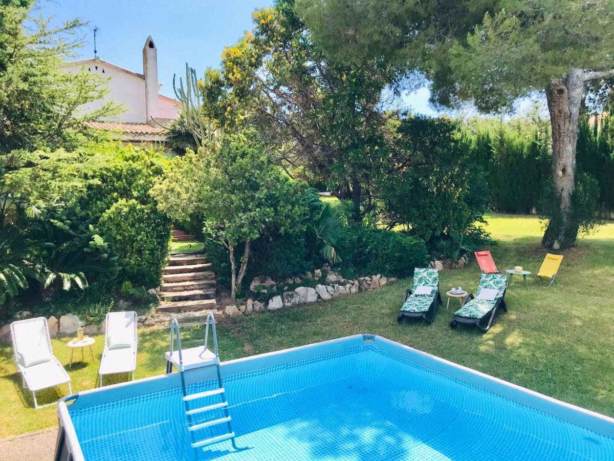 Casa Mediterranea Con Gran Jardin Y Piscina A 500 M De La Playa Roda de Bará Buitenkant foto