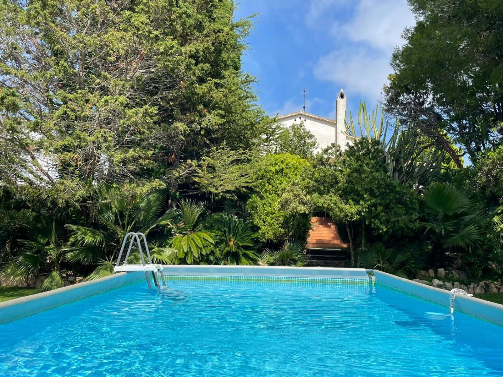 Casa Mediterranea Con Gran Jardin Y Piscina A 500 M De La Playa Roda de Bará Buitenkant foto
